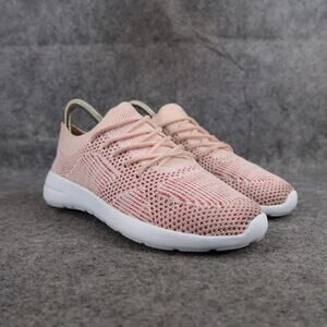 Avia Shoes Women 6 Athletic Trainer Memory Foam Knit Stretch Casual Comfort Pink
